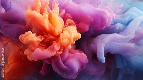Close up background of abstract color and atmosphe