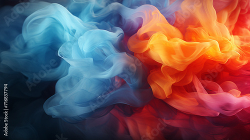 Close up background of abstract color and atmosphe