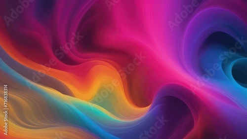 Multicolored illustration of picturesque full frame backdrop of abstract fantastic dense smoke of different shades. generative, ai.