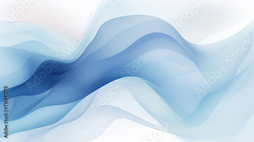 Abstract background with a Chambray Blue color scheme, fluid shapes, soft lighting, and dreamlike elements to produce a visually captivating and imaginative composition Ai Generative