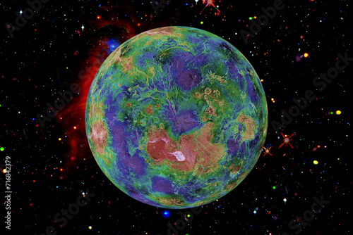 Extrasolar planet. The elements of this image furnished by NASA.