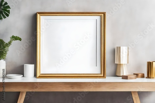 room with frames