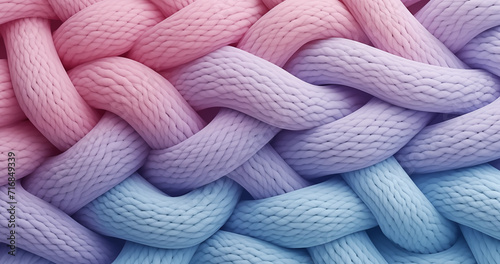 knit pattern made of fabric and cloth, soft gradient, calm visual pattern background