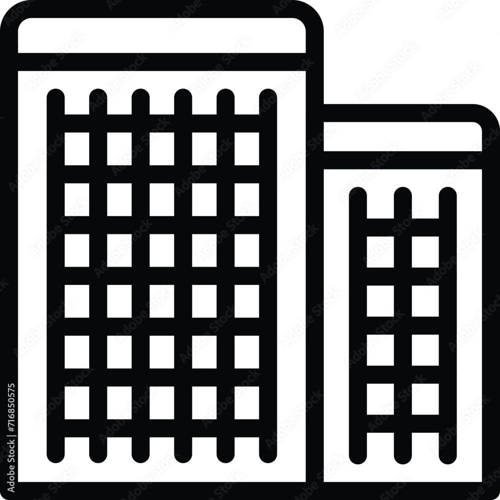 Modern towers icon outline vector. Tel aviv building. City sabich Modern towers icon outline vector. Tel aviv building. City sabich