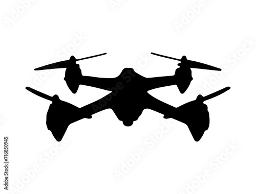 Drone silhouette vector art