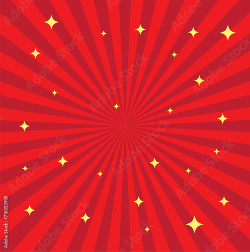 赤い集中線