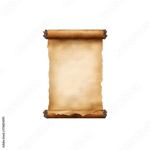 blank old paper scroll ancient papyrus png