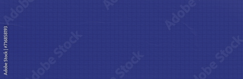 Realistic plaid paper texture. Background for collage with school sheet. Purple trendy vector banner