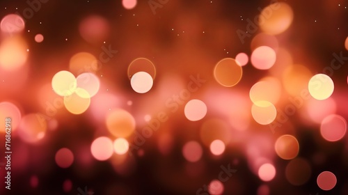 Abstract bokeh lights background. Festive Christmas and New Year background.