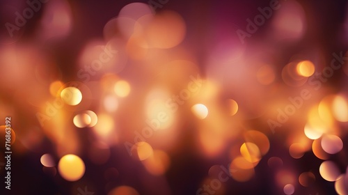 Abstract bokeh lights background. Festive Christmas and New Year background.