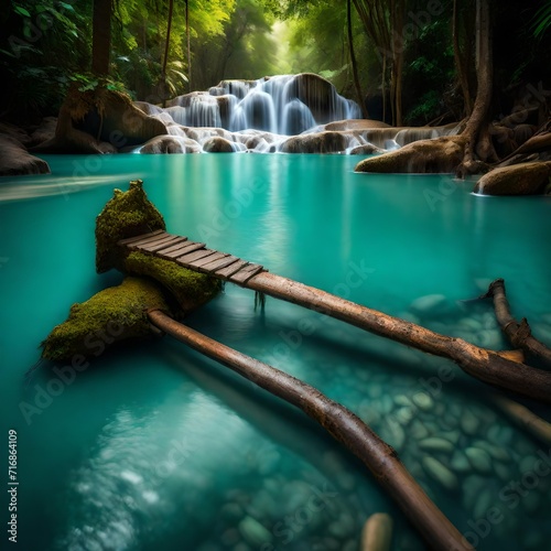 waterfall in resort