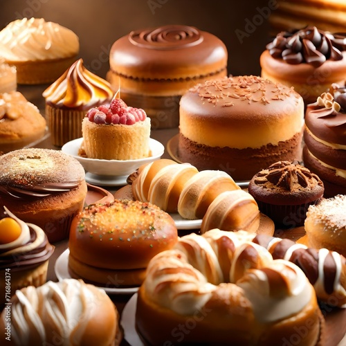 cupcakes on a tray