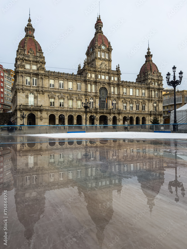 Reflections of Grandeur: The Ayuntamiento de La Coruna