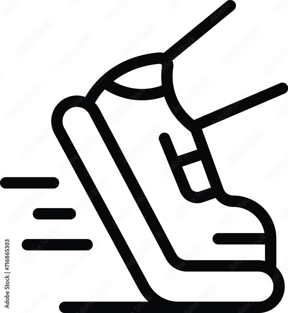 Runner shoe race icon outline vector. Man Sport. Walk linear dark Runner shoe race icon outline vector. Man Sport. Walk linear dark