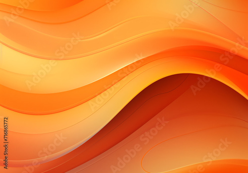 a bright orange background with orange and white waves, high-key lighting, light white and bronze, digitally enhanced, smokey background, layered composition,