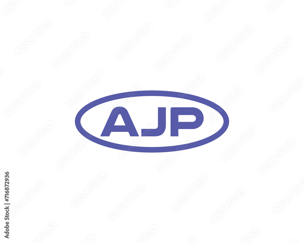 AJP logo design vector template AJP logo design vector template