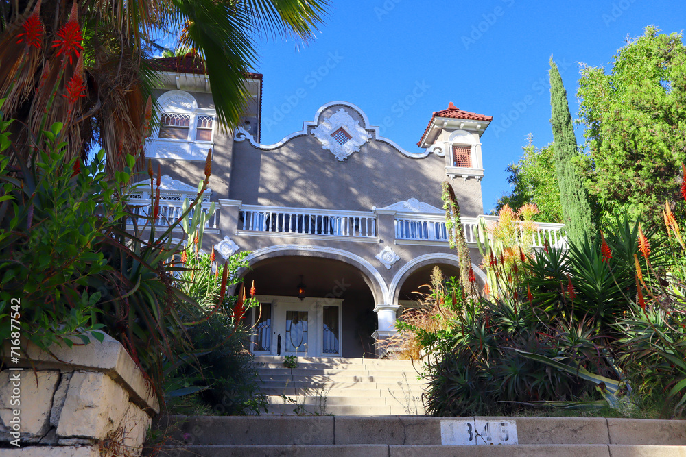 Los Angeles, California Powers House at 1345 Alvarado Terrace, built