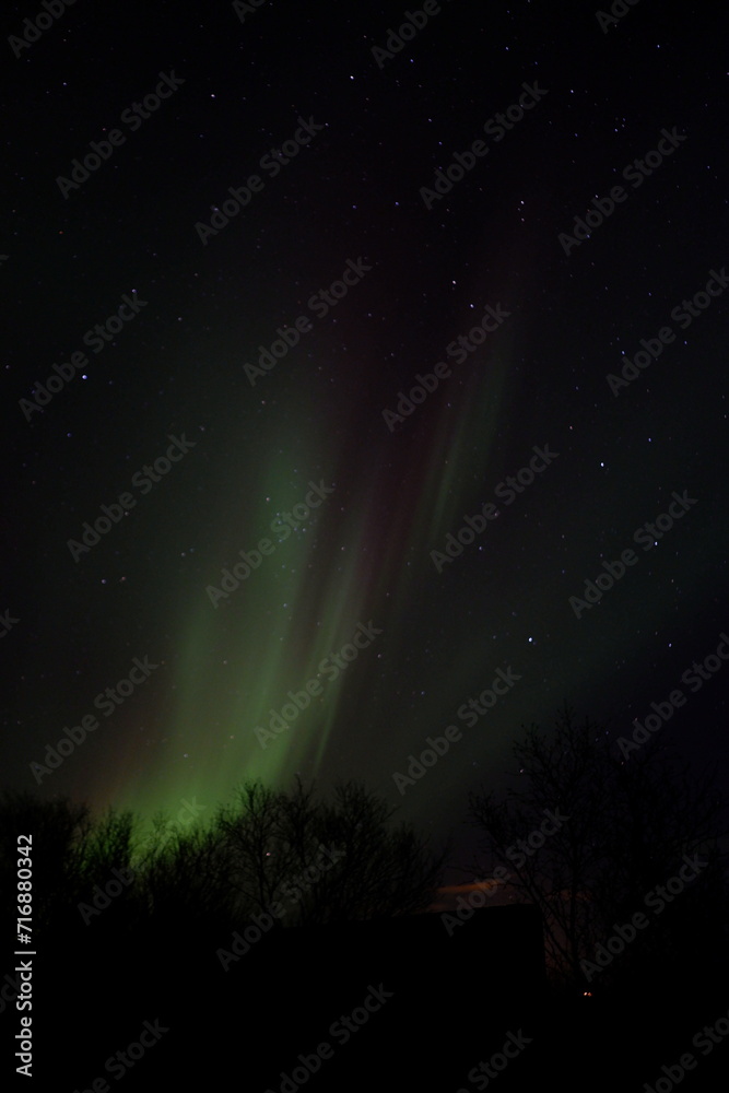 Northern Lights in Iceland, Aurora Borealis 