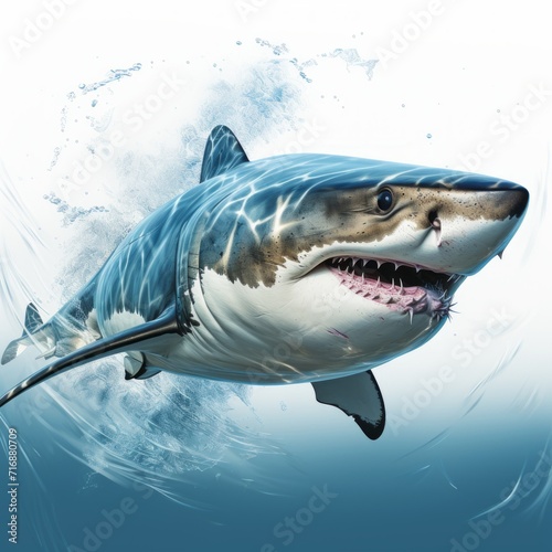Fierce Shark With Razor-Sharp Teeth