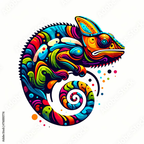 Animal face mascot logo design . © ArtfuIInfusion769