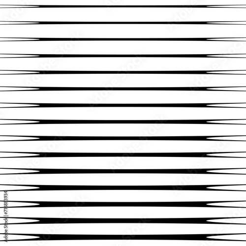 Halftone black horizontal stripes. Abstract fade background. Vector illustration.	