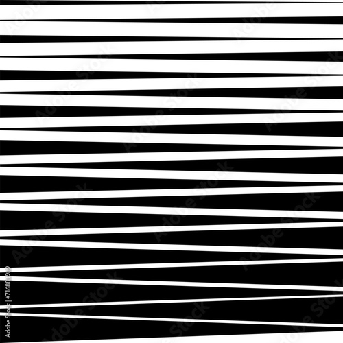 Halftone triangular black horizontal stripes. Abstract fade background. Vector illustration.	