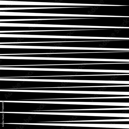 Halftone triangular black horizontal stripes. Abstract fade background. Vector illustration.	