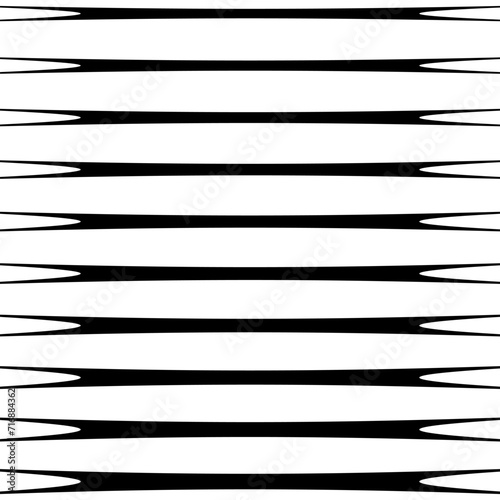 Halftone black horizontal stripes. Abstract fade background. Vector illustration.	