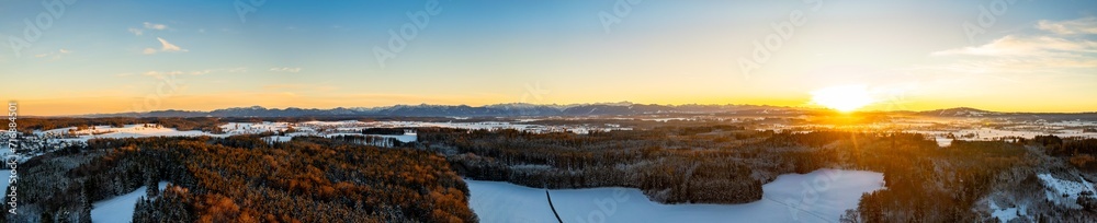 drone view, panorama, bavaria