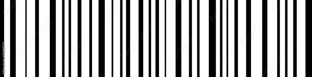 Bar Code Vector. Universal Product Scan Code. Simple QR Code Related Vector, Package Code, Ticket, Mobile Scan, Barcode. Realistic barcode. Barcode icon. Barcode Scan and Face Recognition. - obrazy, fototapety, plakaty 