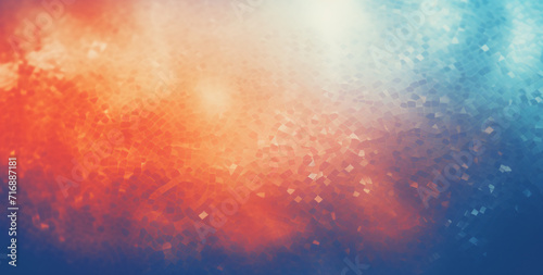 abstract blurred surface texture background, in the style of light orange and blue, retro filters, layered composition, cross-processing/processed, light silver and red photo