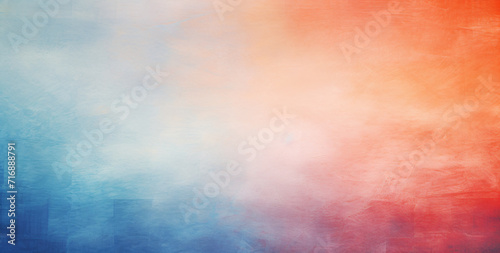 abstract blurred surface texture background, in the style of light orange and blue, retro filters, layered composition, cross-processing/processed, light silver and red