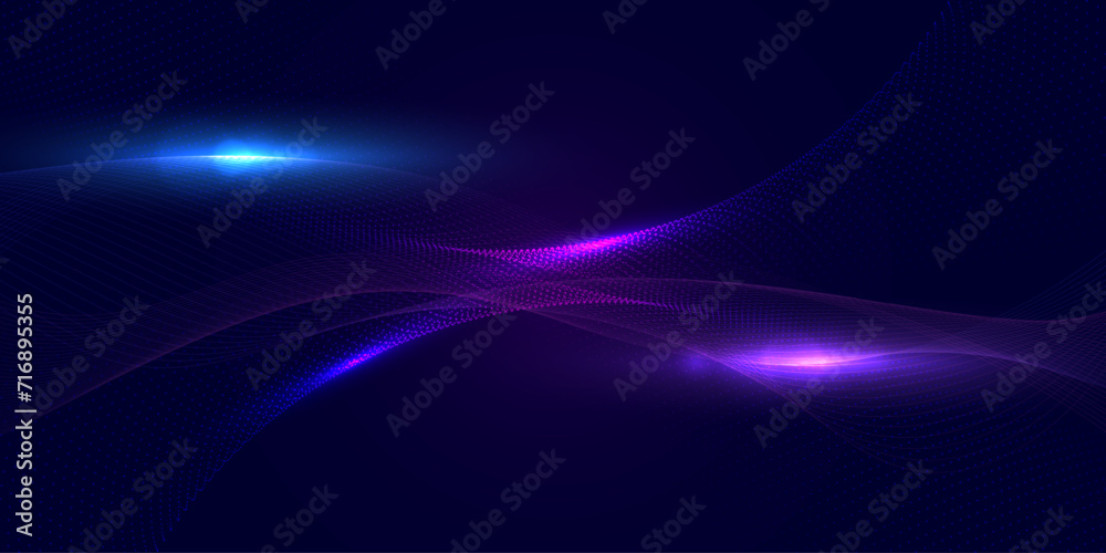 Abstract digital technology background. Modern high-tech innovation future concept, Network connection, AI, communication, big data. Pattern for banner, poster, website. Vector eps10.