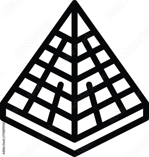 Art gallery design icon outline vector. Travel tourism. Adult excursion