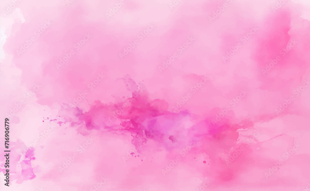 Pink background, Pink watercolor, abstract watercolor background with space