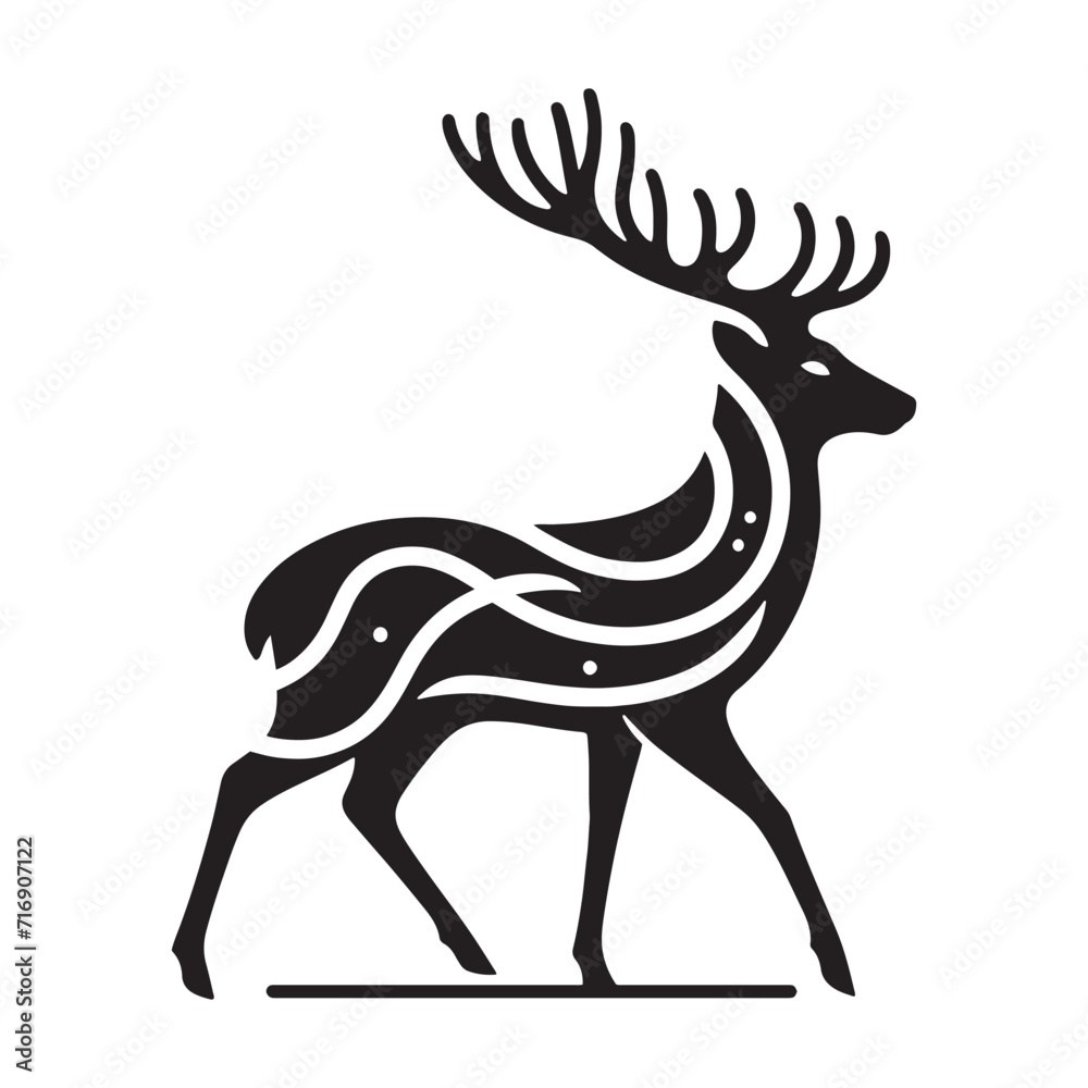 Enchanted Reverie of Nature: Deer Silhouette Set Inviting You to Reverie in the Enchanted Symphony of Forest Shadows - Deer Illustration - Deer Vector
Enchanted Reverie of Nature: Deer Silhouette Set Inviting You to Reverie in the Enchanted Symphony of Forest Shadows - Deer Illustration - Deer Vector