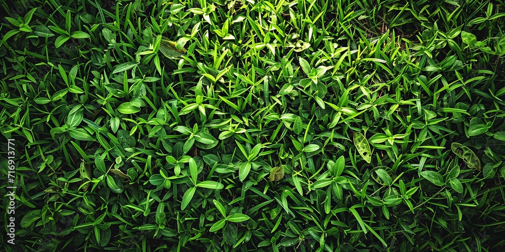 Top view of lush garden with vibrant green grass, perfect for creating a backdrop or for sports fields and golf courses. Top view of lush garden with vibrant green grass, perfect for creating a backdrop or for sports fields and golf courses.