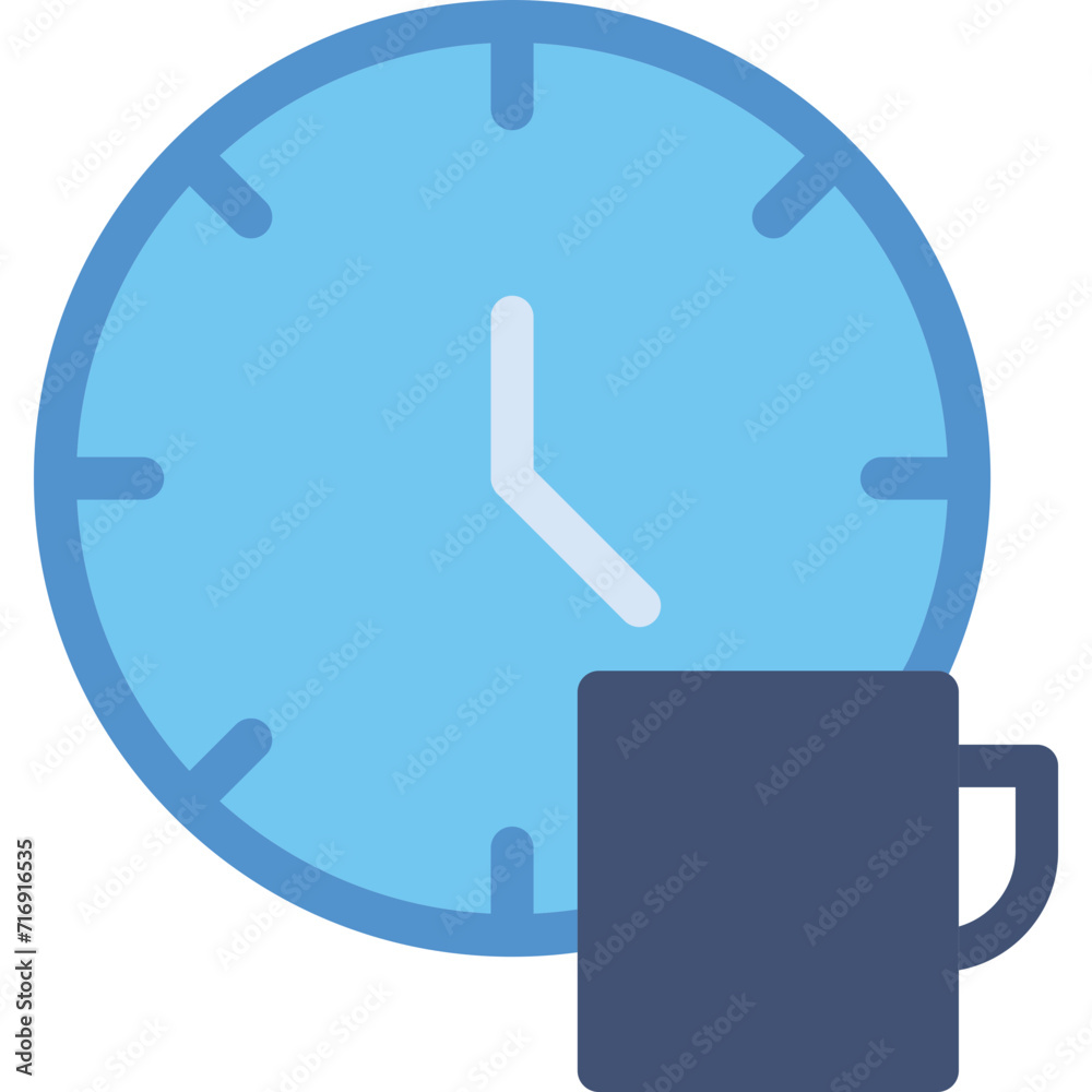 Obraz premium Tea brake icon