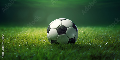Soccer ball on soccer field High quality  Soccer ball on soccer field High quality 