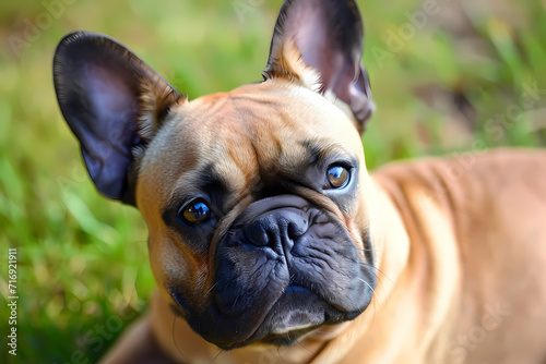 French Bulldog - Originating from France  this breed is known for its small size  distinctive  bat ears   and affectionate personality