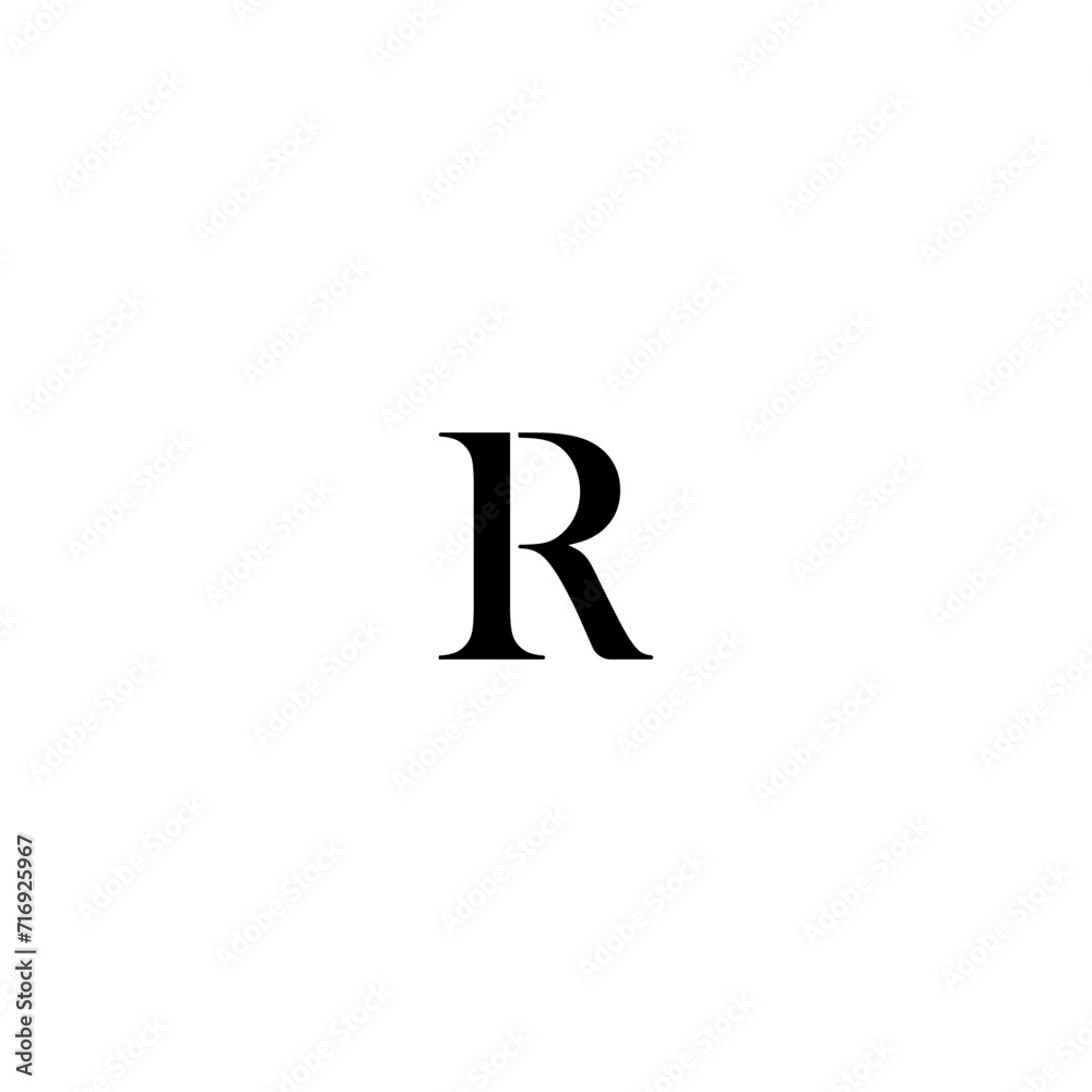 Initial Letter R Electric Logo. letter R overlap with the thunderbolt icon isolated on white background, Flat style Logo Design Template. Letter R logo icon design template elements. Initial Letter R Electric Logo. letter R overlap with the thunderbolt icon isolated on white background, Flat style Logo Design Template. Letter R logo icon design template elements.