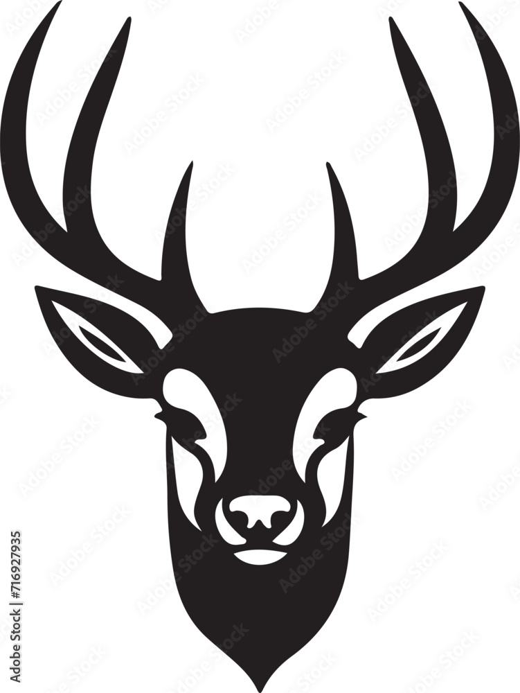 deer head silhouette deer head silhouette