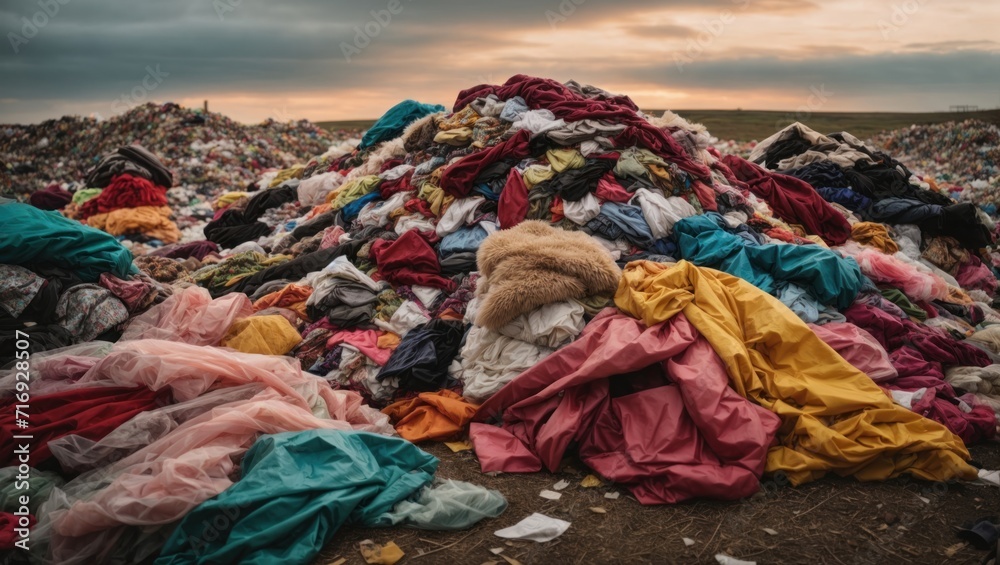 clothes dump - obrazy, fototapety, plakaty 