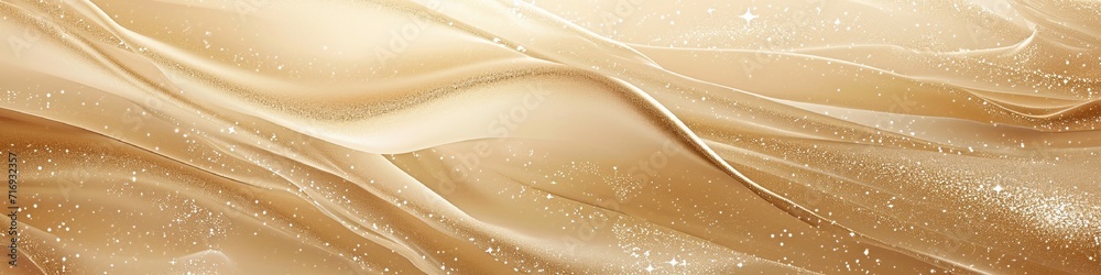 Abstract background on Set Sail Champagne color.  Metallic effect sparkle texture foil. Design glitter for prints. Vector