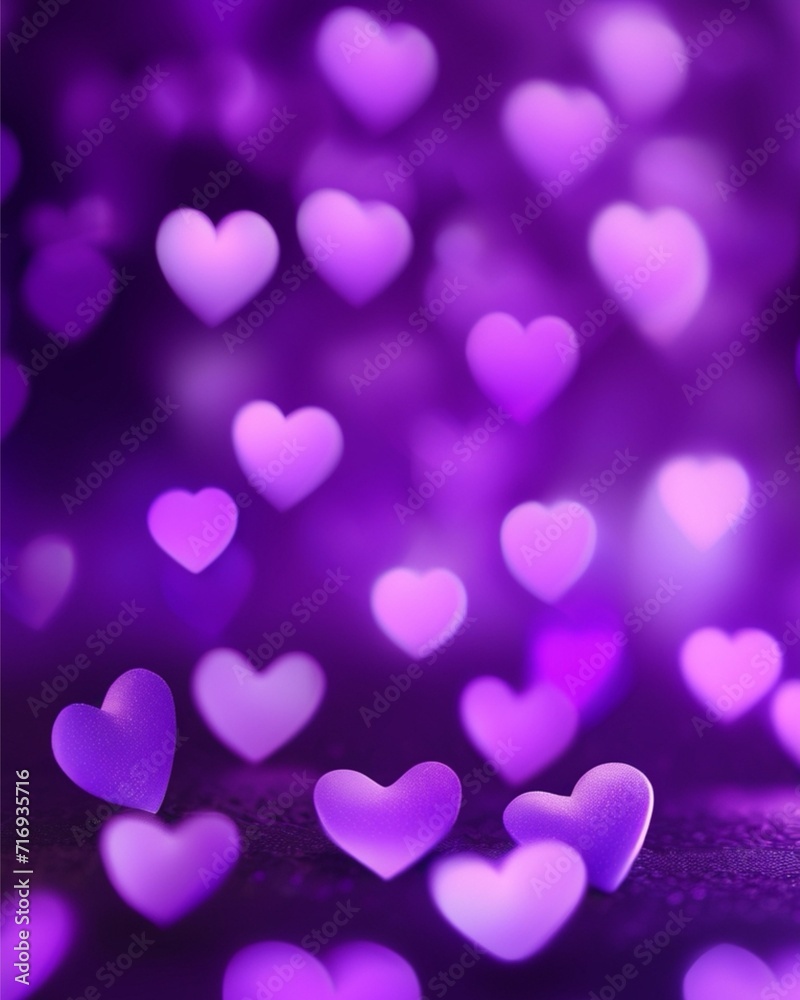 valentine background with hearts, , background with bokeh