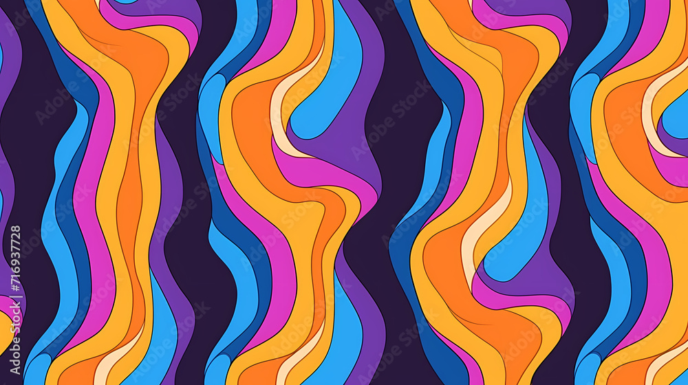 Funny doodle seamless pattern, artistic background Funny doodle seamless pattern, artistic background