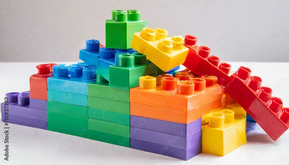 colorful toy blocks toy, block, brick, cube, construction, plastic colorful toy blocks toy, block, brick, cube, construction, plastic