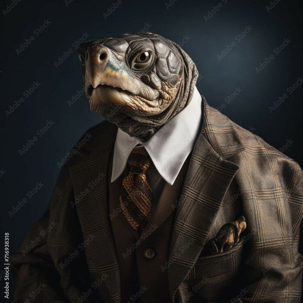 Tortoise in a suit Tortoise in a suit