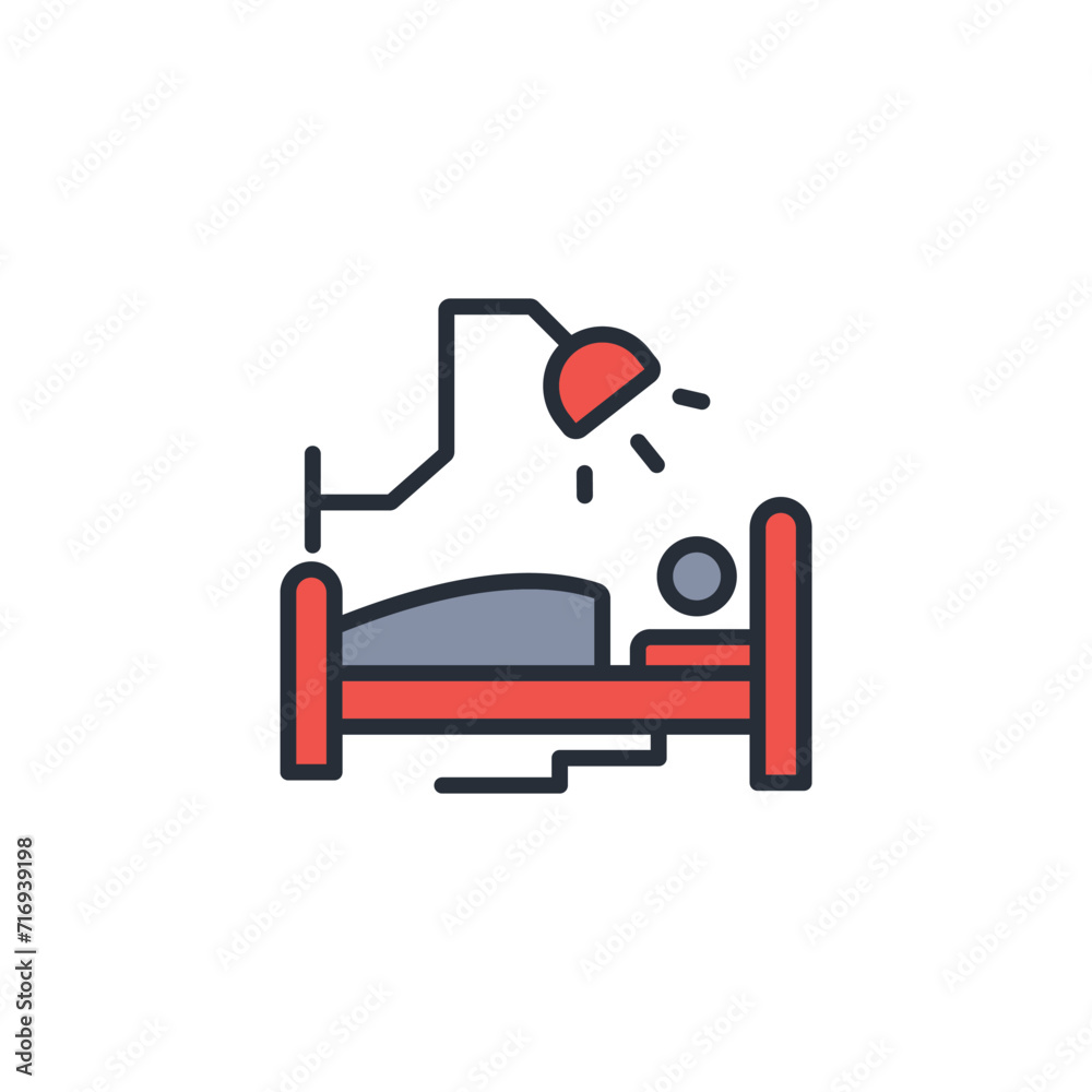 Dentist chair icon. vector.Editable stroke.linear style sign for use web design,logo.Symbol illustration.