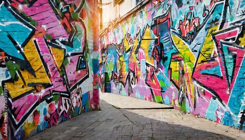 graffiti on the wall street, city, architecture, town, old © Sadaqat